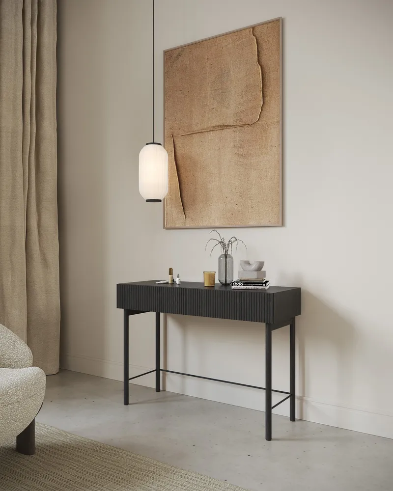 Takayo Sminkbord 110 cm - Svart - Möbler - Bord & matgrupp - Sminkbord & toalettbord