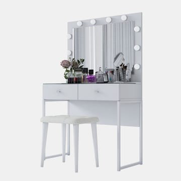 Tavren Sminkbord 90x141,8x40 cm - Vit - Möbler - Bord & matgrupp - Sminkbord & toalettbord