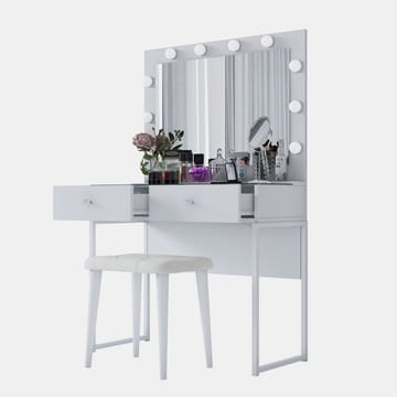 Tavren Sminkbord 90x141,8x40 cm - Vit - Möbler - Bord & matgrupp - Sminkbord & toalettbord