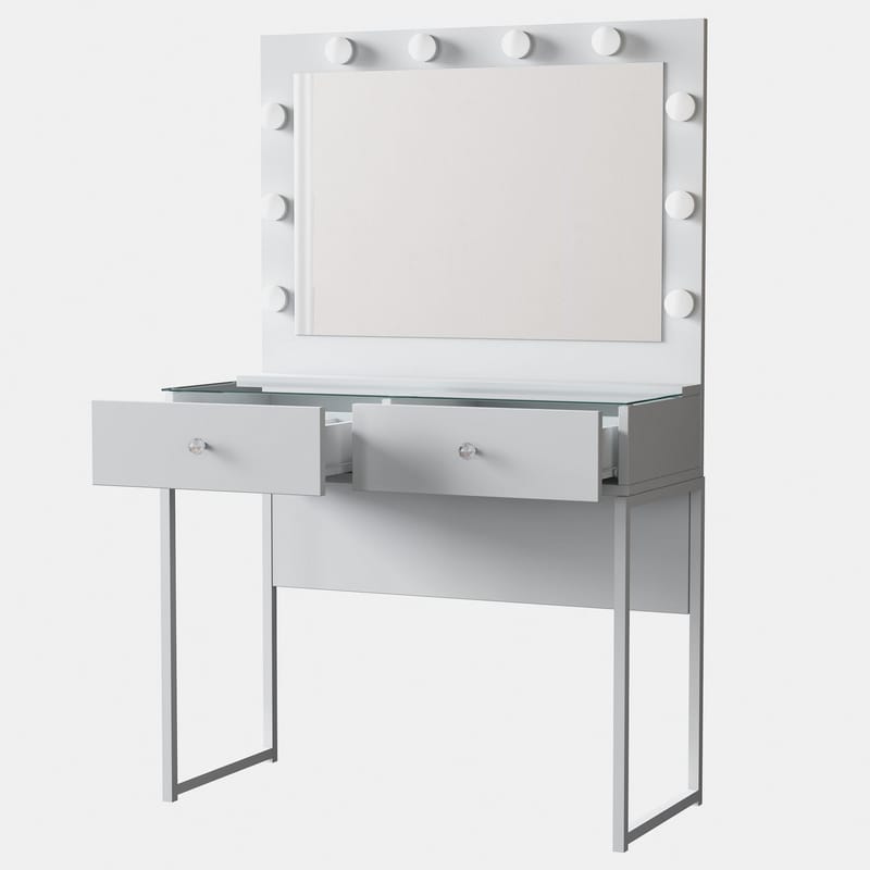 Tavren Sminkbord 90x141,8x40 cm - Vit - Möbler - Bord & matgrupp - Sminkbord & toalettbord