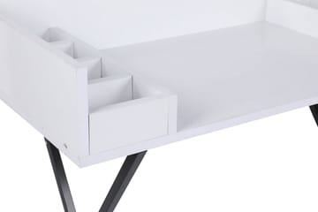 Timiza Sminkbord 100 cm - Vit/Svart - Möbler - Bord & matgrupp - Sminkbord & toalettbord