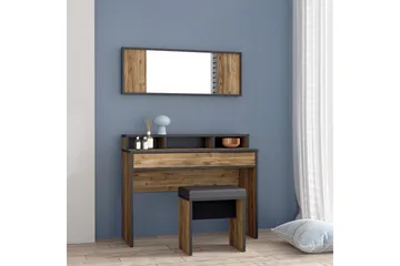 Vergina Sminkbord 110 cm - Brun/Svart - Möbler - Bord & matgrupp - Sminkbord & toalettbord