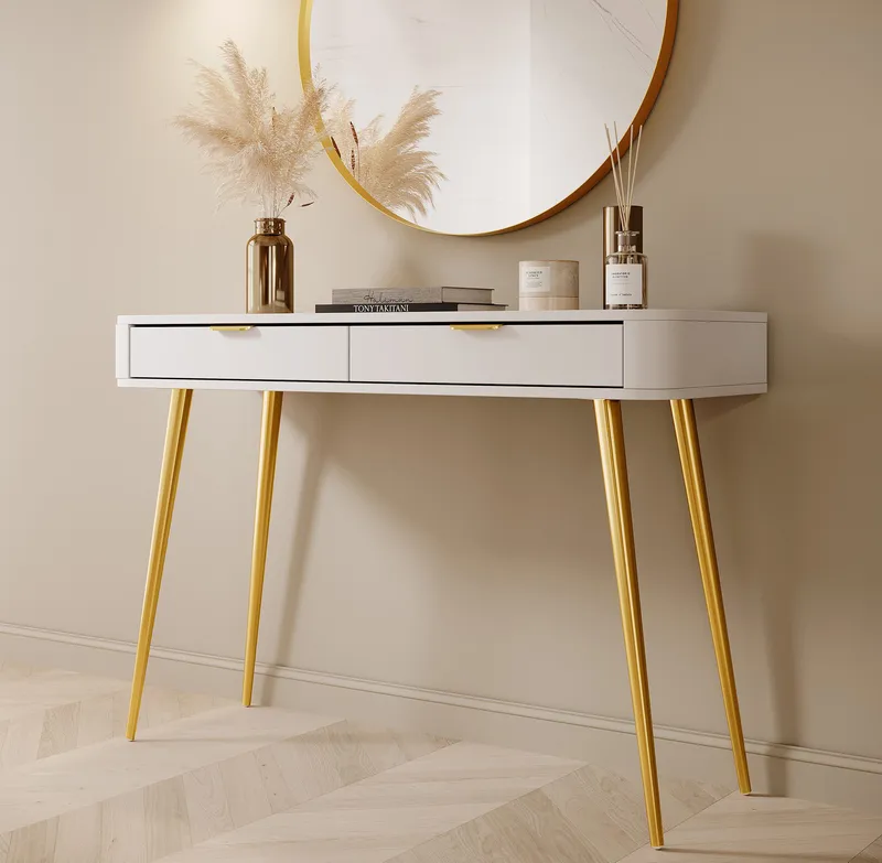 Walia Sminkbord 113 cm - Vit - Möbler - Bord & matgrupp - Sminkbord & toalettbord