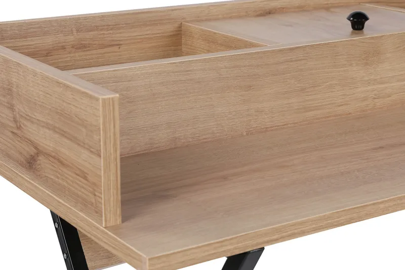 Weesolo Sminkbord 100 cm - Valnöt/Svart - Möbler - Bord & matgrupp - Sminkbord & toalettbord