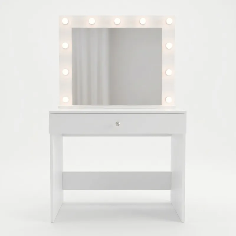 Yoren Sminkbord 80x147x42,5 cm, Vit