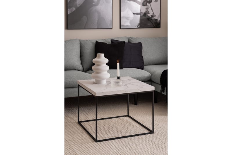 Adisan Soffbord 60x60 cm - Vit - Möbler - Bord & matgrupp - Soffbord