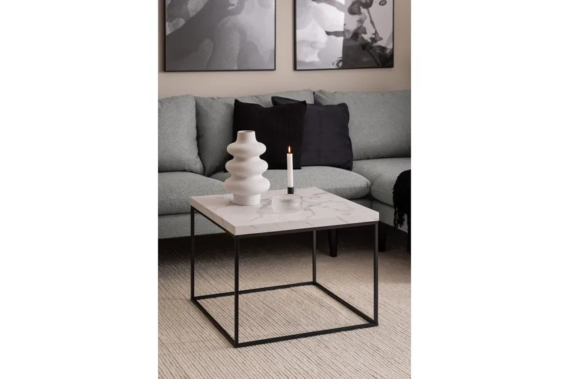 Adisan Soffbord 60x60 cm - Vit - Möbler - Bord & matgrupp - Soffbord