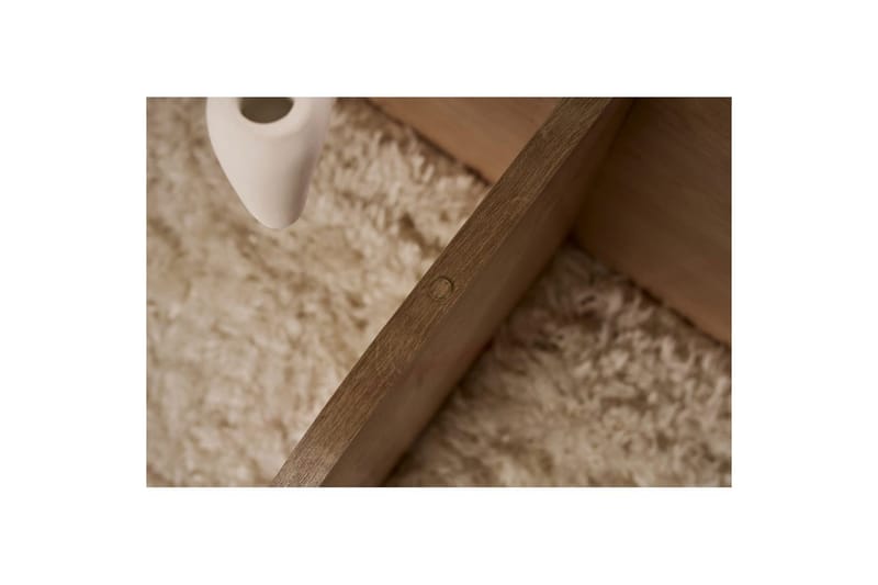 Soffbord Aeris 75 cm med Glasskiva - Safir Ek / Rök - Möbler - Bord & matgrupp - Soffbord