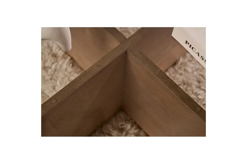 Soffbord Aeris 75 cm med Glasskiva - Safir Ek / Rök - Möbler - Bord & matgrupp - Soffbord