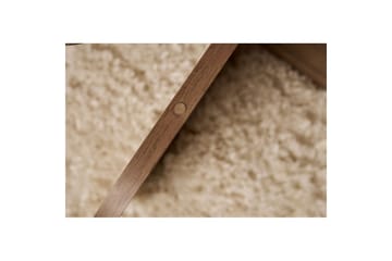 Soffbord Aeris 75 cm med Glasskiva - Valnöt / Transparent - Möbler - Bord & matgrupp - Soffbord