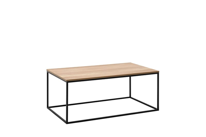 Soffbord Ajmit 100x60 cm Brun/Svart - Hanah Home - Soffbord