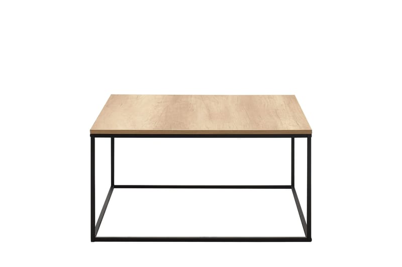 Ajmit Soffbord 80x80 cm Brun/Svart - Hanah Home - Möbler - Bord & matgrupp - Soffbord