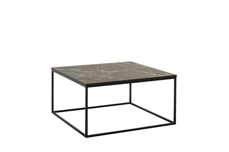 Soffbord Ajmit 80x80 cm Svart - Hanah Home - Möbler - Bord & matgrupp - Soffbord