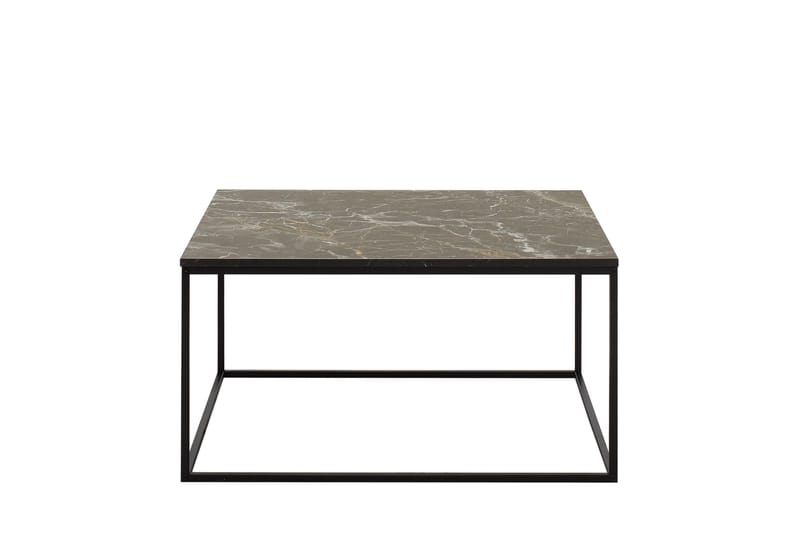 Ajmit Soffbord 80x80 cm Svart, Hanah Home