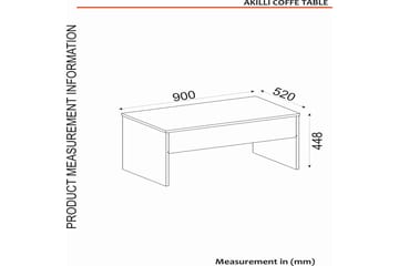 Soffbord Akilli 90 cm - Beige - Möbler - Bord & matgrupp - Soffbord