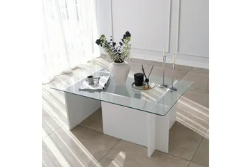 Almasi Soffbord 105x40x105 cm - Vit - Möbler - Bord & matgrupp - Soffbord