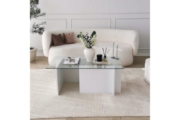 Almasi Soffbord 105x40x105 cm - Vit - Möbler - Bord & matgrupp - Soffbord