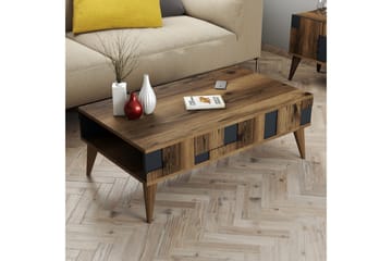 Alsacia Soffbord 105 cm - Mörkbrun/Antracit - Möbler - Bord & matgrupp - Soffbord - Soffbord med förvaring