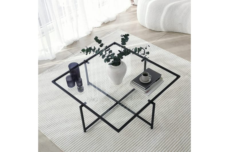 Alskaliden Soffbord 85x35x85 cm - Svart - Möbler - Bord & matgrupp - Soffbord