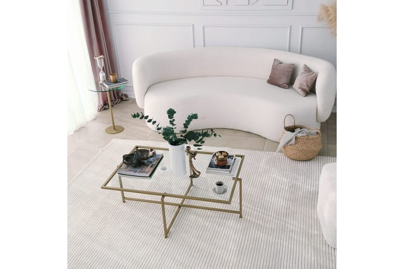 Alskaliden Soffbord 94x35x94 cm - Guld - Möbler - Bord & matgrupp - Soffbord