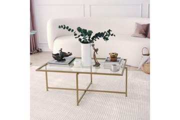 Alskaliden Soffbord 94x35x94 cm - Guld - Möbler - Bord & matgrupp - Soffbord