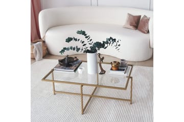 Alskaliden Soffbord 94x35x94 cm - Guld - Möbler - Bord & matgrupp - Soffbord