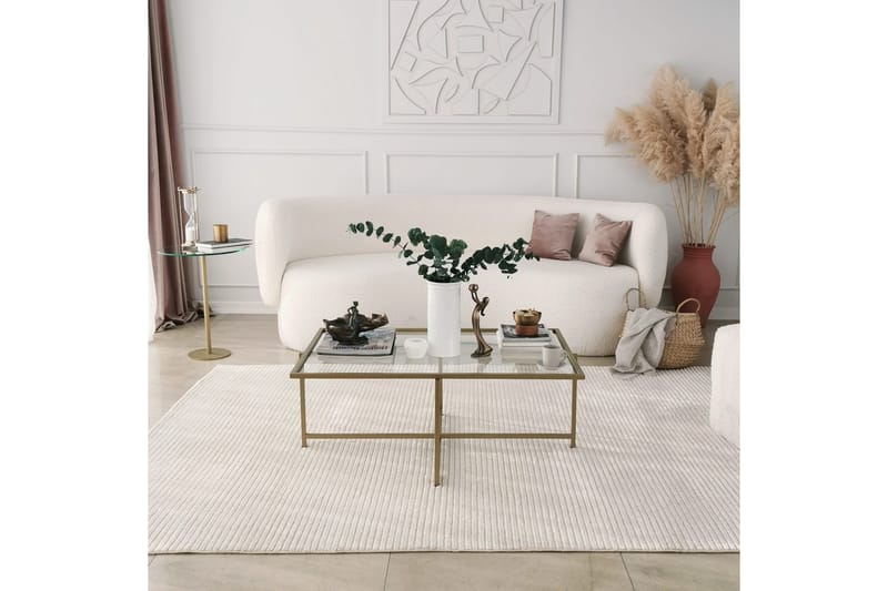 Alskaliden Soffbord 94x35x94 cm - Guld - Möbler - Bord & matgrupp - Soffbord