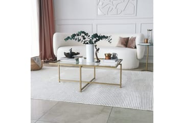 Alskaliden Soffbord 94x35x94 cm - Guld - Möbler - Bord & matgrupp - Soffbord