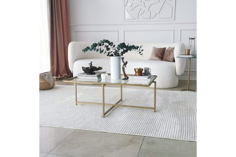 Alskaliden Soffbord 94x35x94 cm - Guld - Möbler - Bord & matgrupp - Soffbord