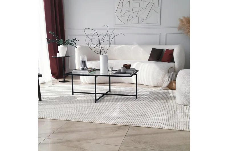 Alskaliden Soffbord 94x35x94 cm - Svart - Möbler - Bord & matgrupp - Soffbord