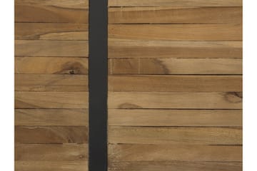 Amlin Soffbord 110 cm på Hjul - Brun/Svart - Möbler - Bord & matgrupp - Soffbord