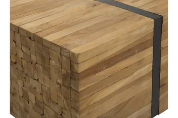 Amlin Soffbord 110 cm på Hjul - Brun/Svart - Möbler - Bord & matgrupp - Soffbord