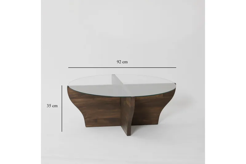 Amphora Soffbord 92 cm Brun - Hanah Home - Möbler - Bord & matgrupp - Soffbord