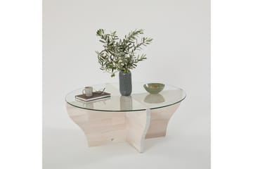 Soffbord Amphora 92 cm - Vit - Möbler - Bord & matgrupp - Soffbord