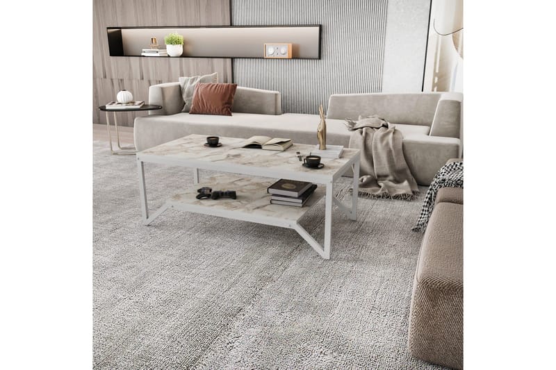 Andifli Soffbord 60x45,8x120 cm - Vit - Möbler - Bord & matgrupp - Soffbord