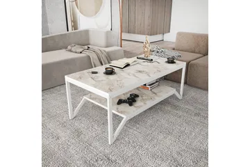 Andifli Soffbord 60x45,8x120 cm - Vit - Möbler - Bord & matgrupp - Soffbord