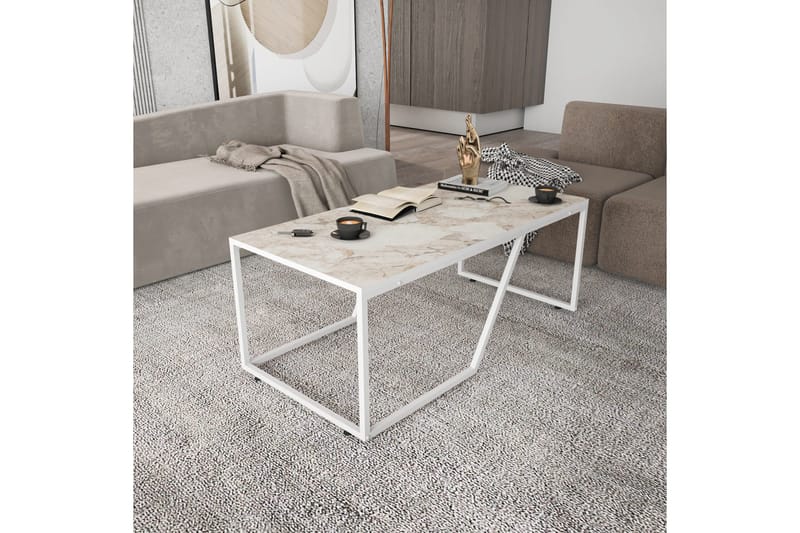 Andifli Soffbord 60x48x120 cm - Vit - Möbler - Bord & matgrupp - Soffbord