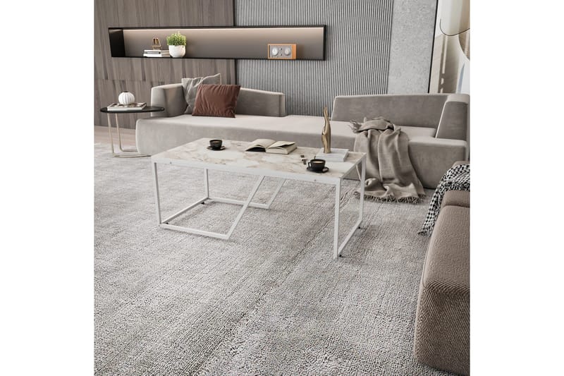 Andifli Soffbord 60x48x120 cm - Vit - Möbler - Bord & matgrupp - Soffbord