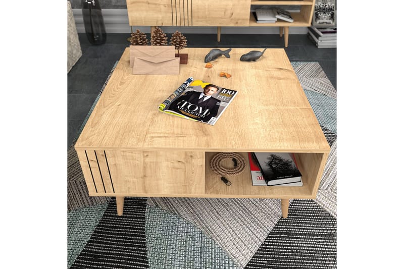 Andifli Soffbord 89,6x46,5x89,6 cm - Ek - Möbler - Bord & matgrupp - Soffbord