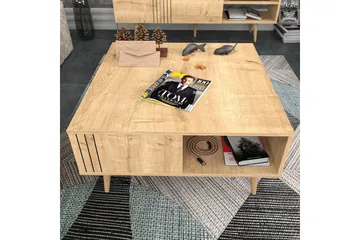 Andifli Soffbord 89,6x46,5x89,6 cm - Ek - Möbler - Bord & matgrupp - Soffbord