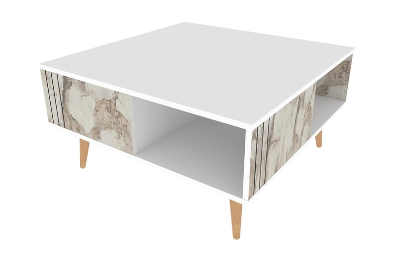 Andifli Soffbord 89,6x46,5x89,6 cm - Vit - Möbler - Bord & matgrupp - Soffbord
