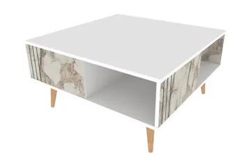 Andifli Soffbord 89,6x46,5x89,6 cm - Vit - Möbler - Bord & matgrupp - Soffbord