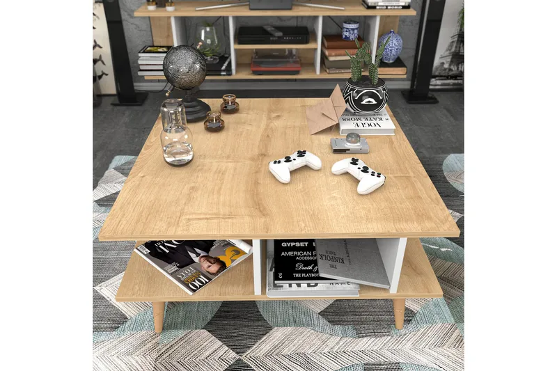 Andifli Soffbord 89x44x89 cm - Ek - Möbler - Bord & matgrupp - Soffbord