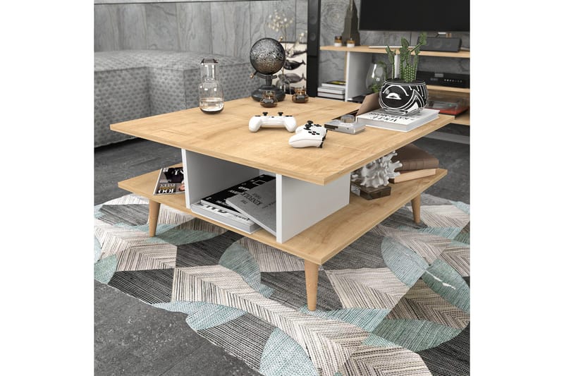 Andifli Soffbord 89x44x89 cm - Ek - Möbler - Bord & matgrupp - Soffbord