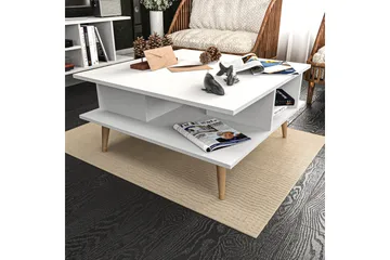 Andifli Soffbord 89x44x89 cm - Vit - Möbler - Bord & matgrupp - Soffbord