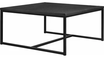 Soffbord Anish 100x100 cm Omonterad - Svartlackad ask - Möbler - Bord & matgrupp - Soffbord