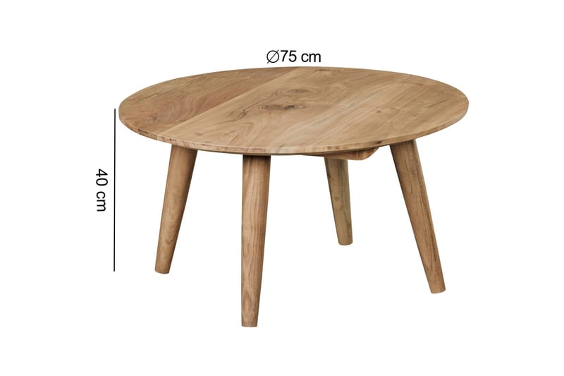 Antwanesha Soffbord 75 cm - Trä/natur - Möbler - Bord & matgrupp - Soffbord