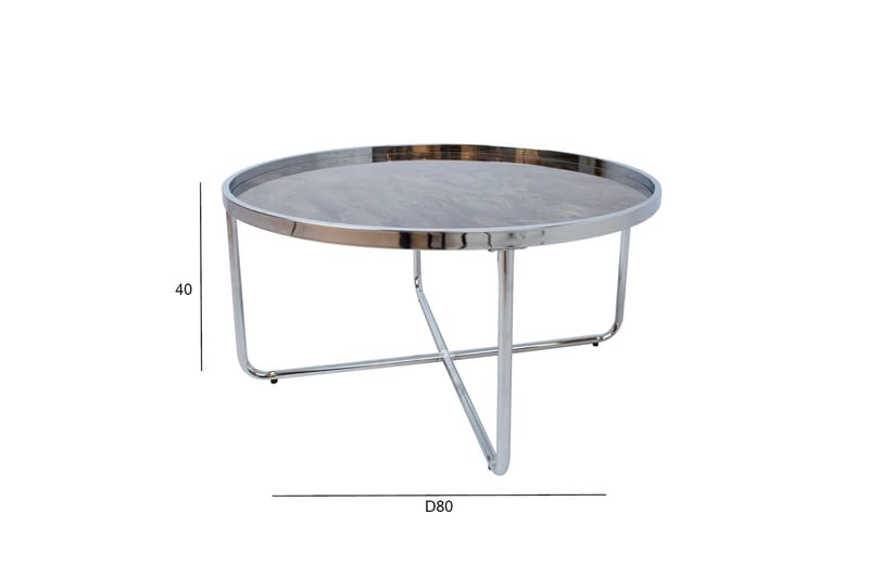 Astor Soffbord 80x40 cm Grå - Möbler - Bord & matgrupp - Soffbord