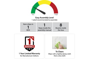 Athena Satsbord Svart/Marmormönster - Novogratz - Möbler - Bord & matgrupp - Soffbord