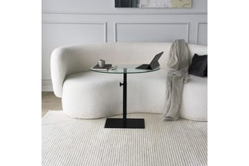 Athodna Soffbord 70x40x70 cm Oval - Svart - Möbler - Bord & matgrupp - Soffbord